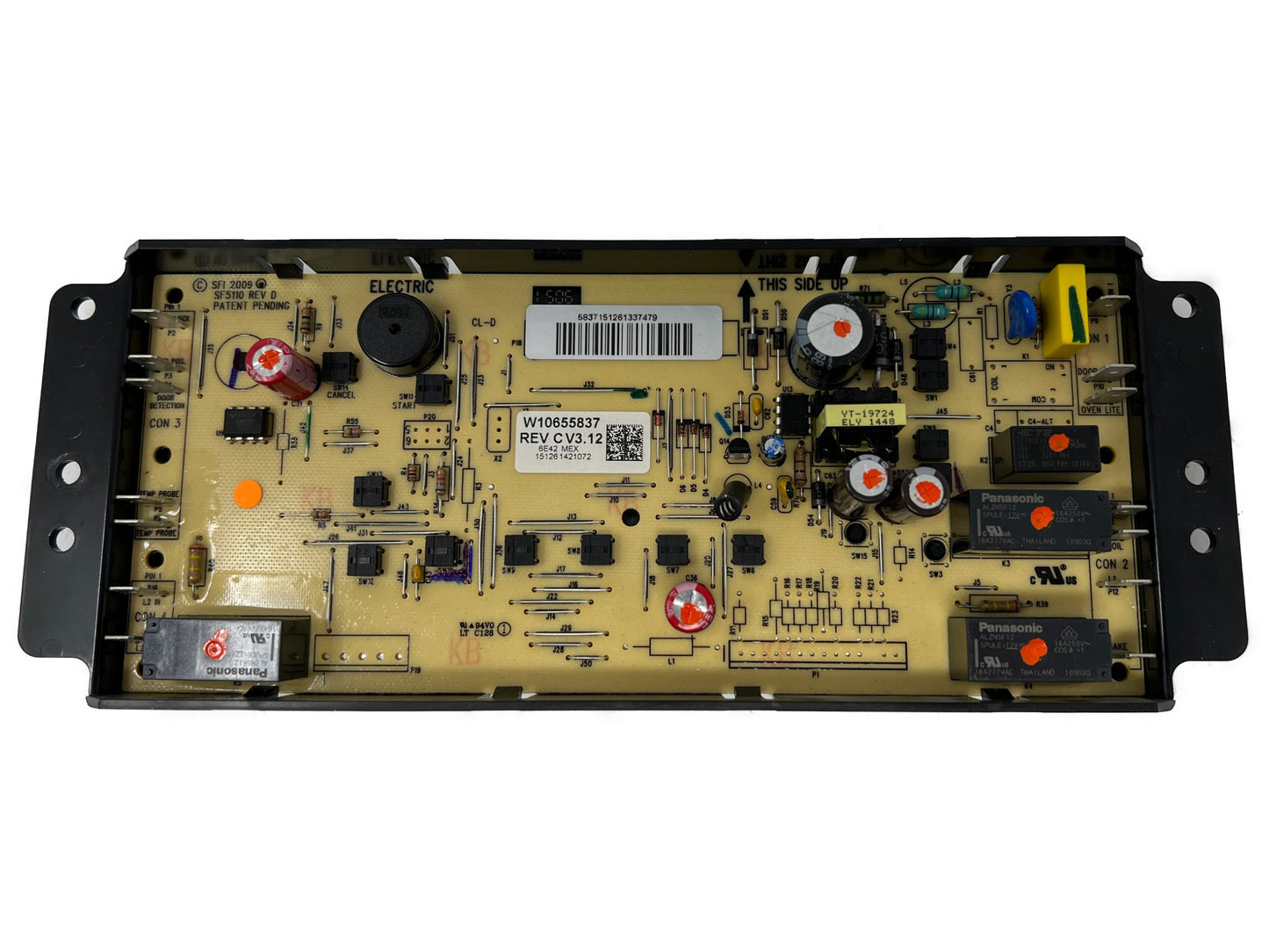 W10655837 AAP REFURBISHED Silver Stove Range Control Board *LIFETIME Guarantee*
