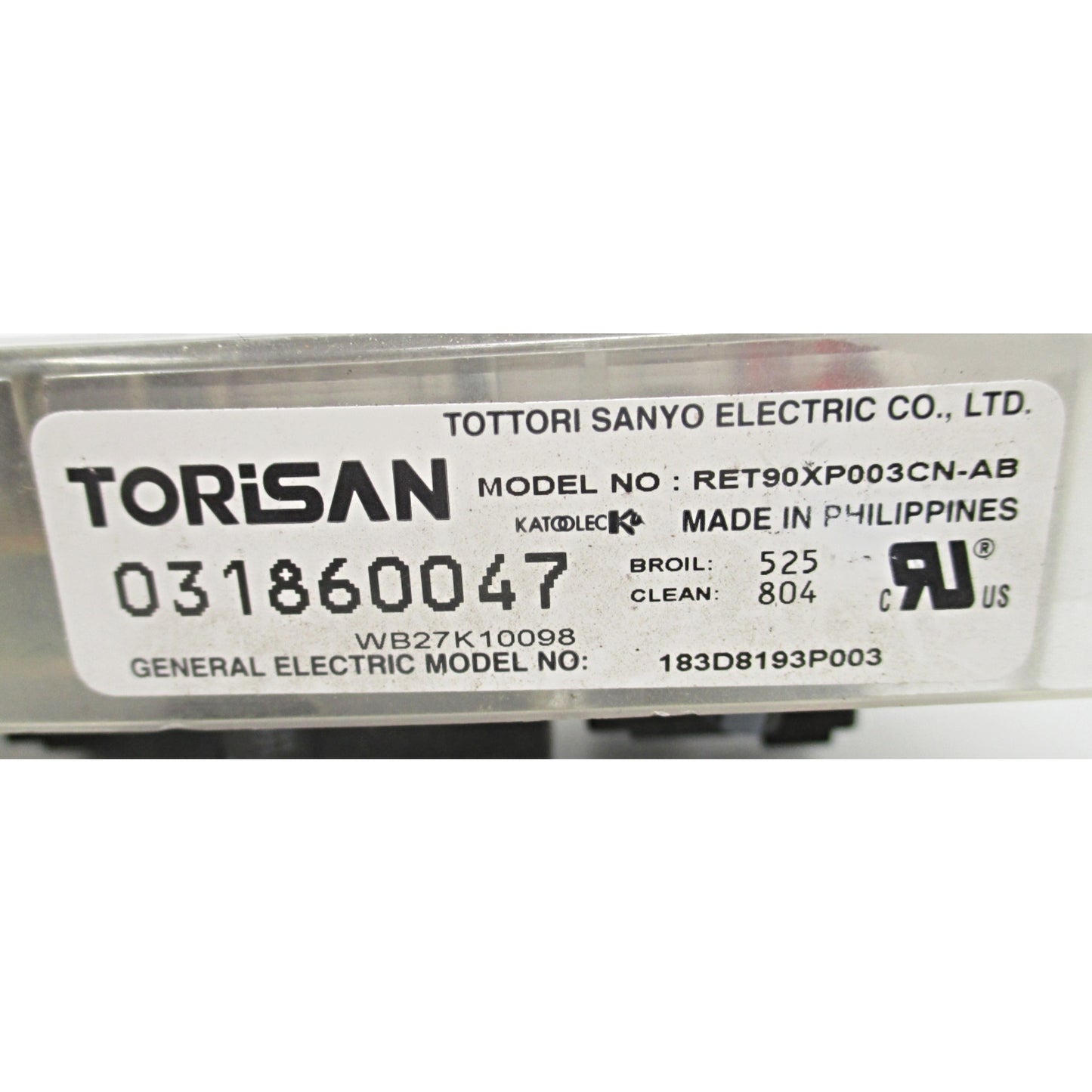 WB27K10098 183D8193P003 GE White Stove Control ⚡2 Year Warranty ⚡ Fast Shipping⚡