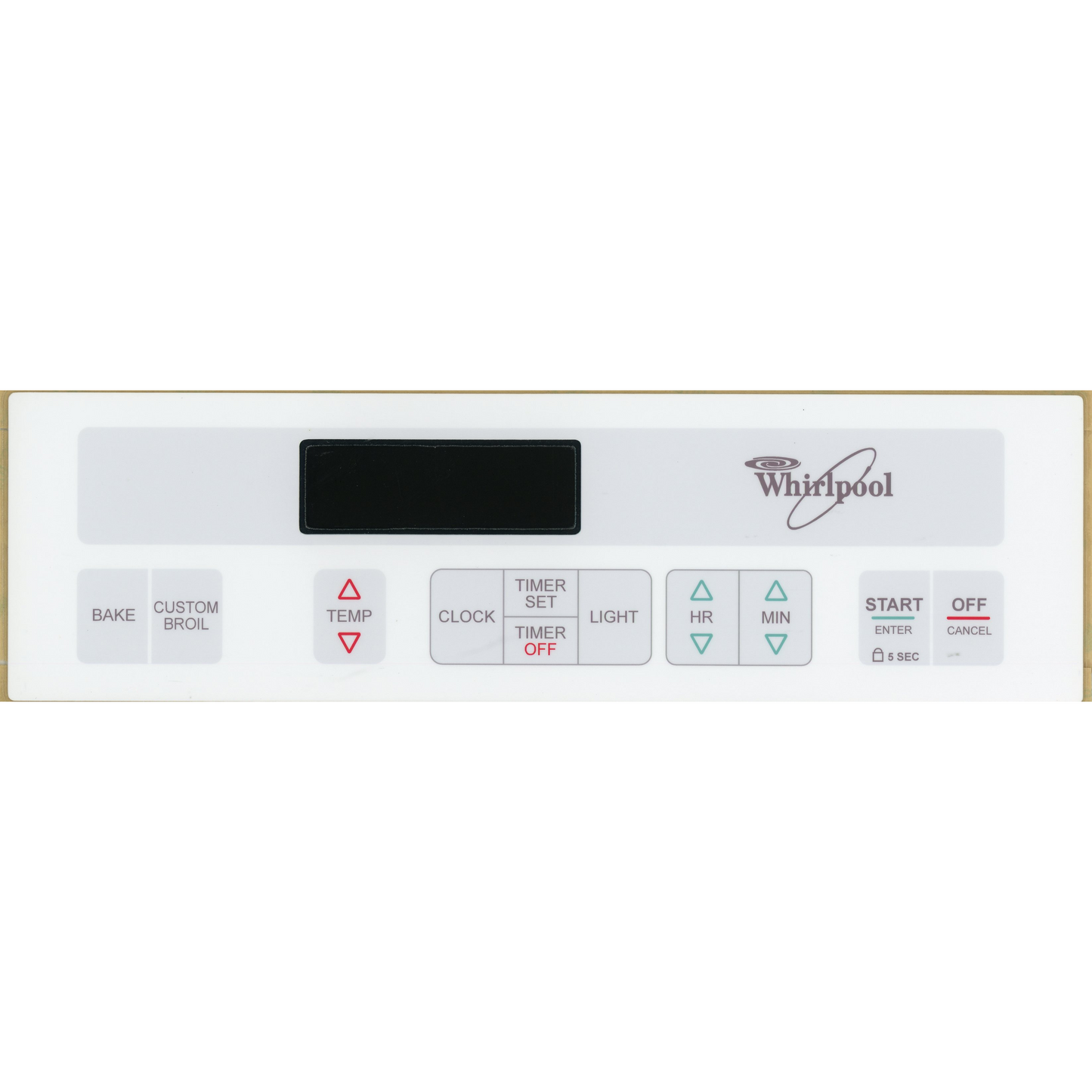NEW! Stove Overlay Display Face Works With 3195110 3195111 3196769 Oven Control ⚡️2 Year Warranty⚡️Fast Shipping⚡️