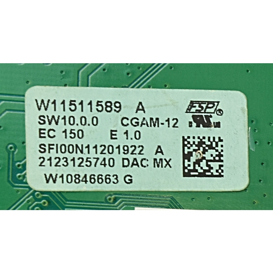 W11511589 Original Whirlpool Stove Control Board LIFETIME GUARANTEE