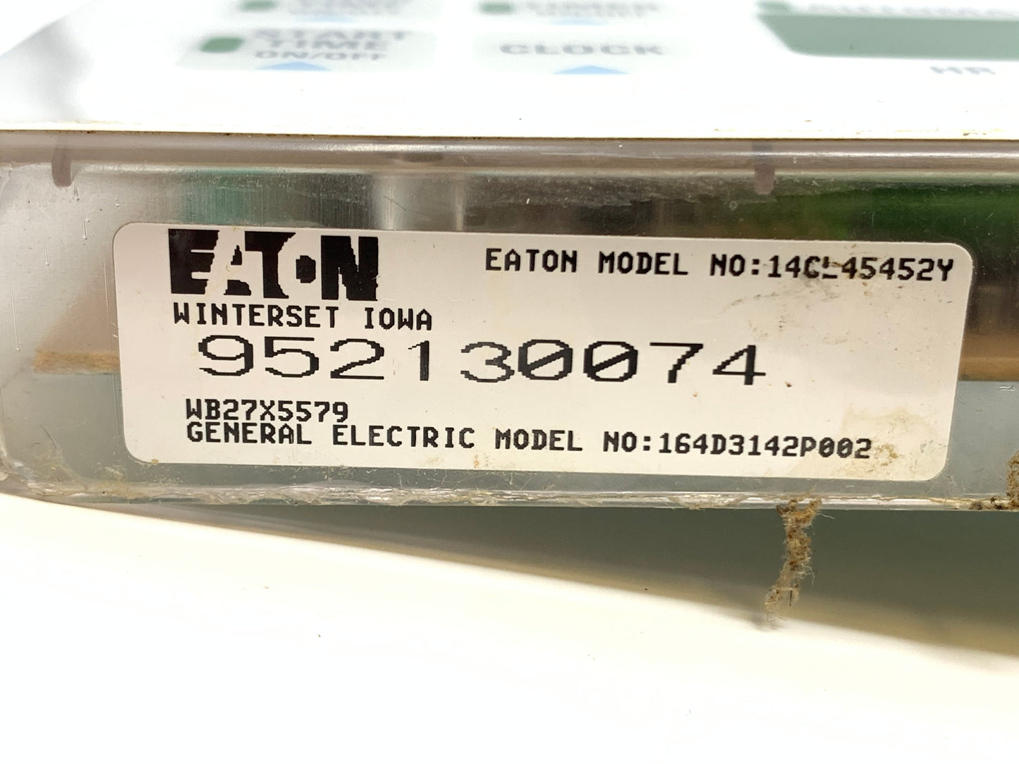 164D3142P002 WB27X5579 GE White Stove Control *LIFETIME Guarantee*