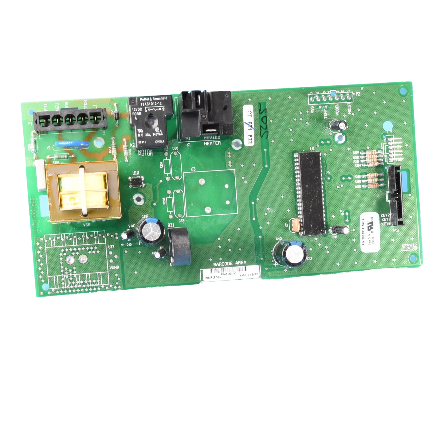 REBUILT Genuine OEM Whirlpool Control Board 3978918 WP3978918 3978918-R🔥 5 Year Warranty 🔥 Fast Shipping 🔥