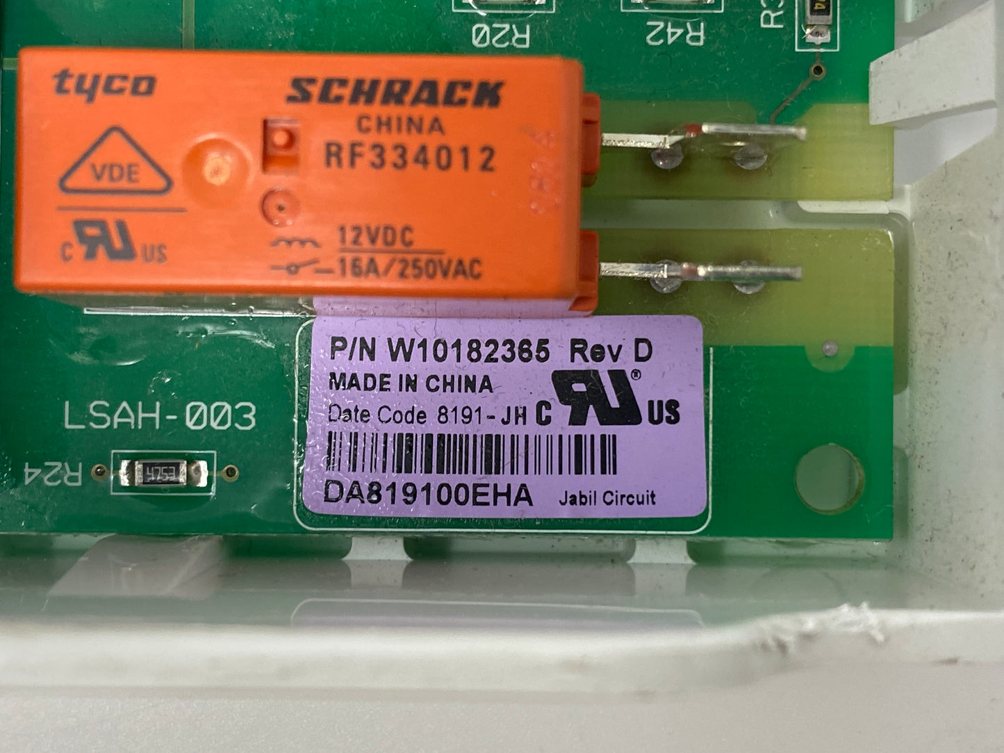 REBUILT Genuine OEM Whirlpool Control Board W10182365 🔥 5 Year Warranty 🔥 Fast Shipping 🔥