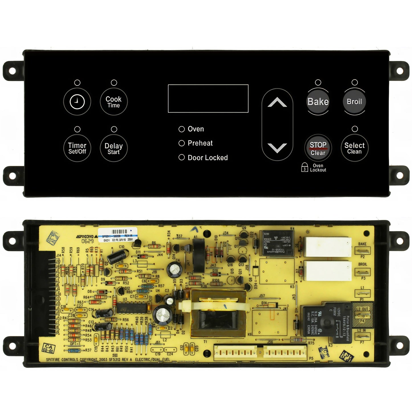 316418208 Black Frigidaire Stove Range Control ⚡2 Year Warranty ⚡ Fast Shipping⚡