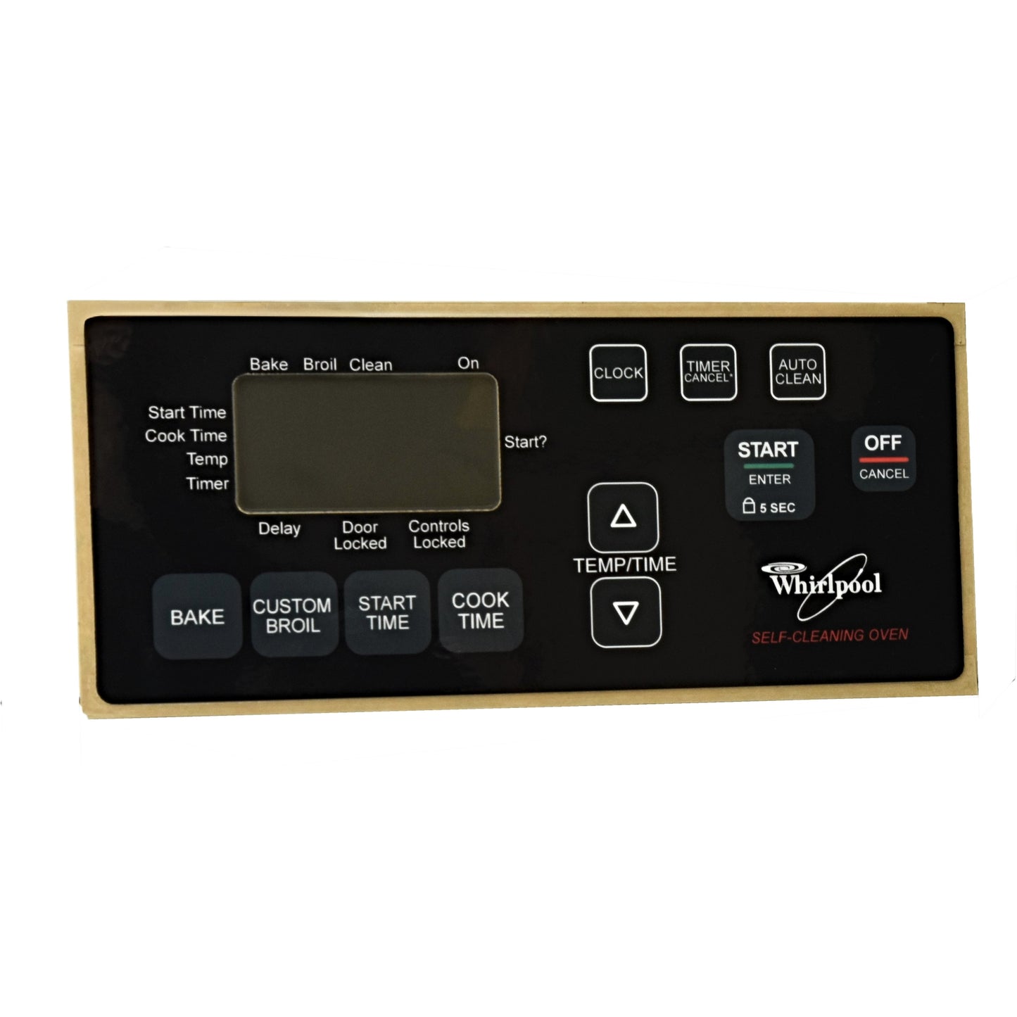 NEW! Stove Overlay Display Face Works With 8524300 6610271 8273747 Oven Control ⚡️2 Year Warranty⚡️Fast Shipping⚡️