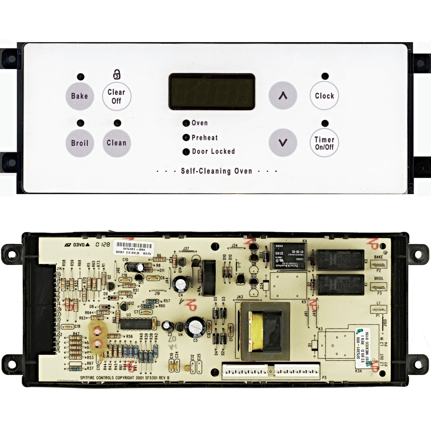 316222905 White Frigidaire Stove Control⚡2 Year Warranty ⚡ Fast Shipping⚡
