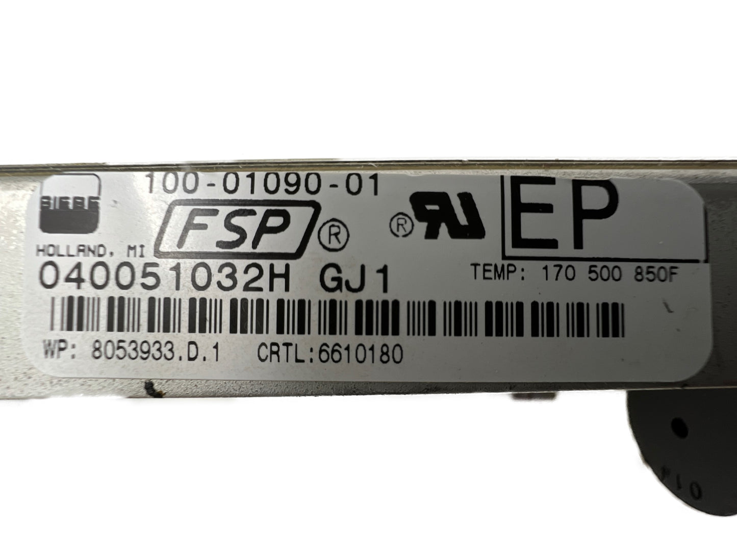 8053933 AAP White Stove Range Control ⚡️2 Year Warranty⚡️Fast Shipping⚡️
