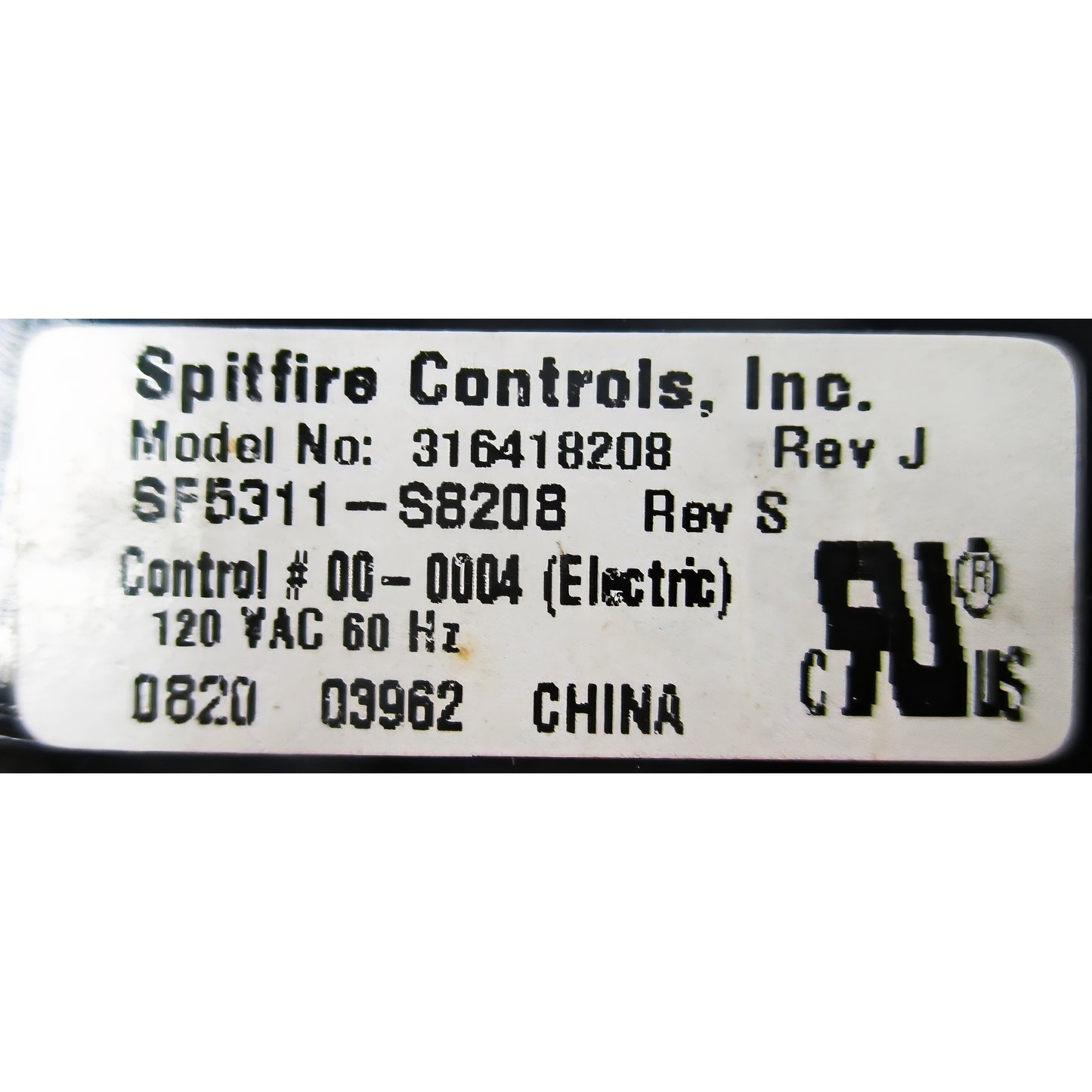 316418208 Black Frigidaire Stove Range Control ⚡2 Year Warranty ⚡ Fast Shipping⚡