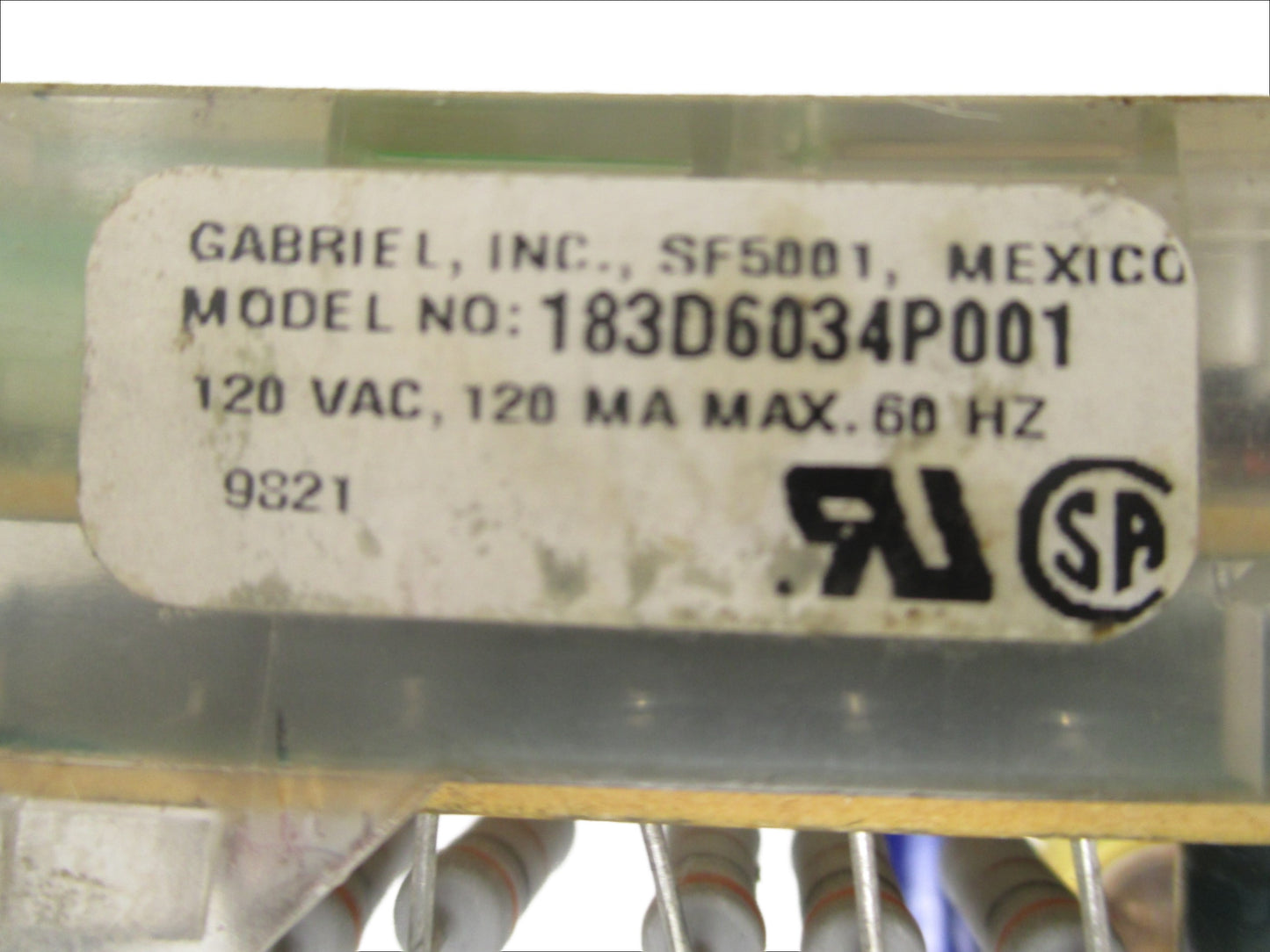 183D6034P001 GE Black Stove Range Control Board⚡2 Year Warranty ⚡ Fast Shipping⚡