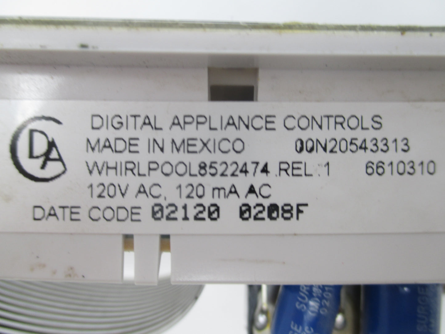 8522474 Whirlpool Black Stove Control⚡2 Year Warranty ⚡ Fast Shipping⚡
