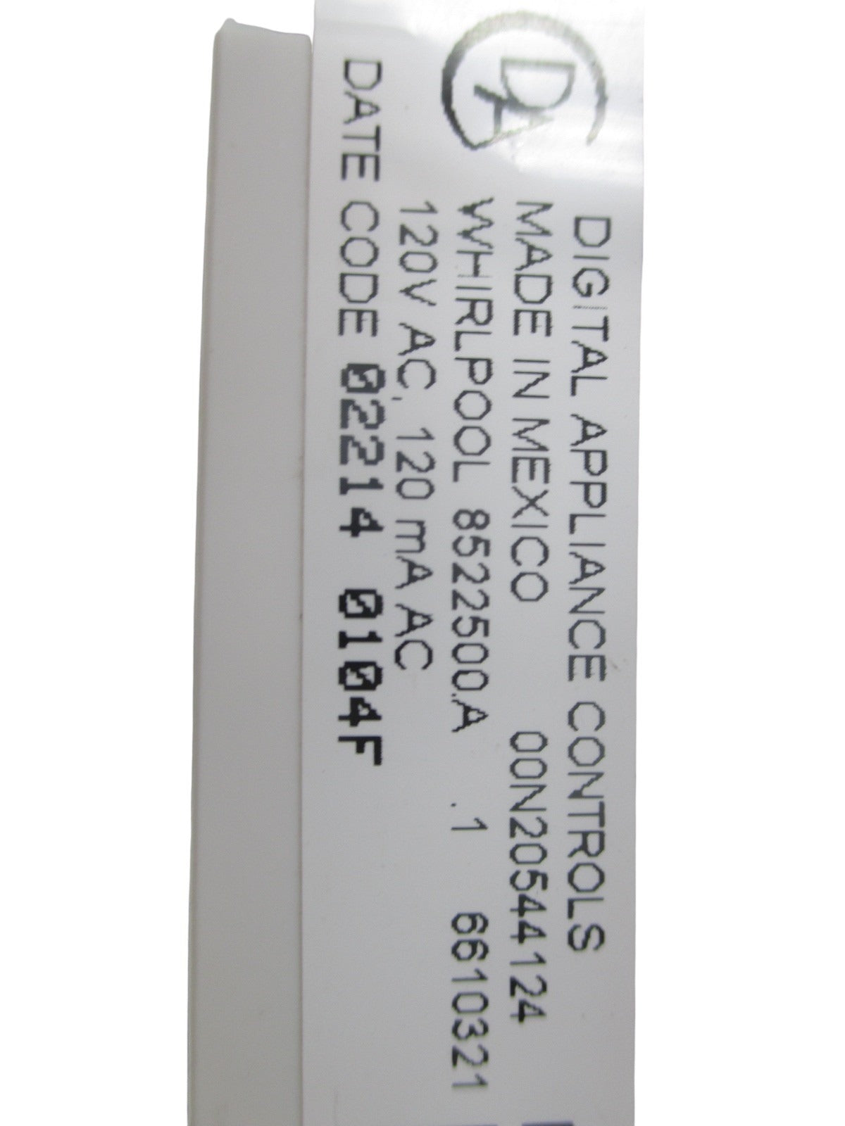 8522500 Whirlpool White Stove Control ⚡2 Year Warranty ⚡ Fast Shipping⚡