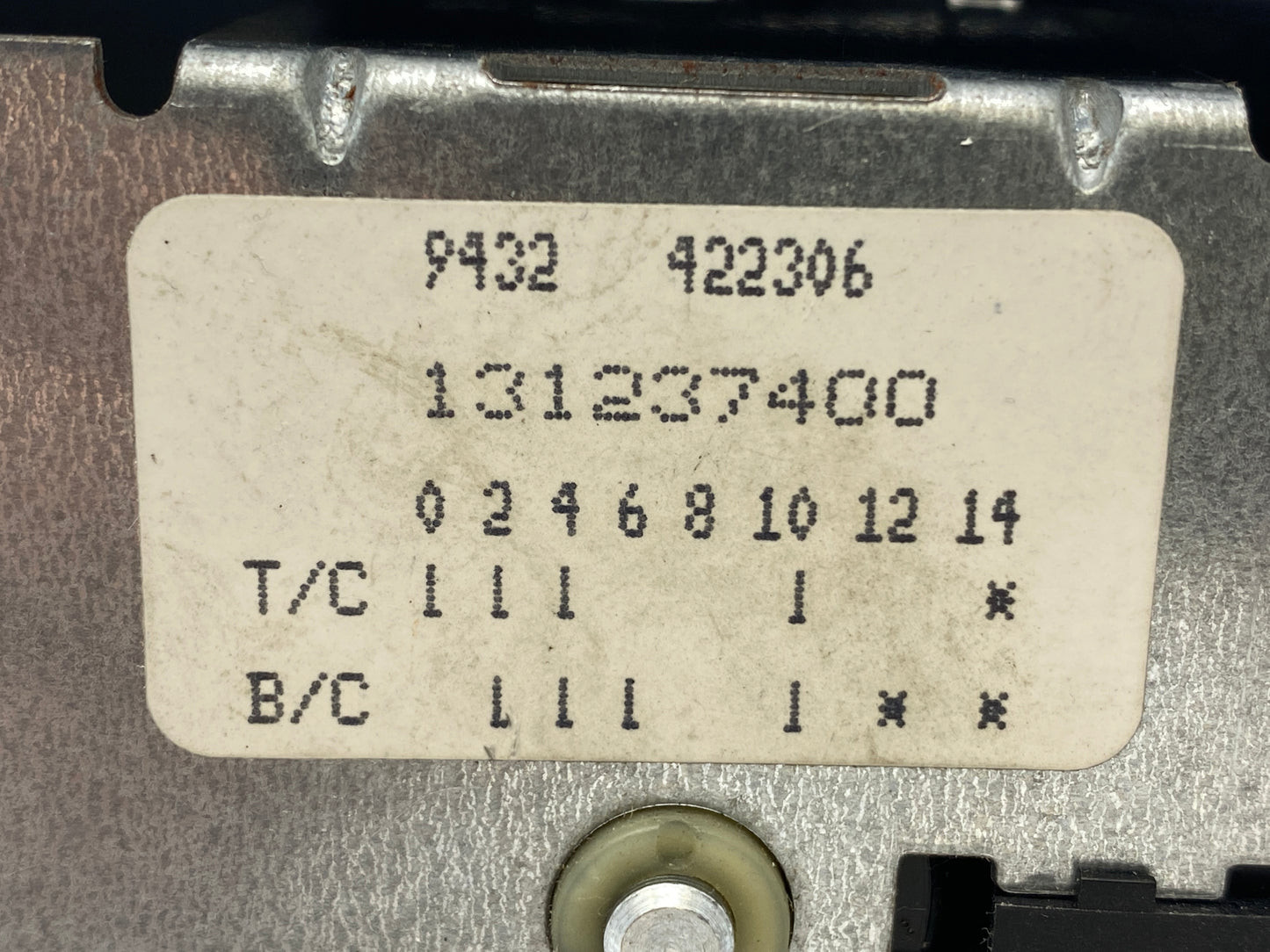 131237400 AAP REFURBISHED Frigidaire Washer Timer LIFETIME Guarantee Fast Ship