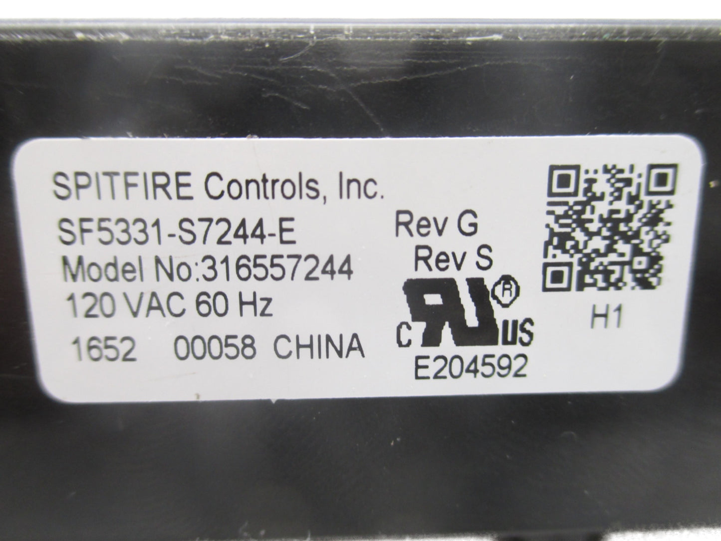 316557244 Black Stove Control⚡2 Year Warranty ⚡ Fast Shipping⚡