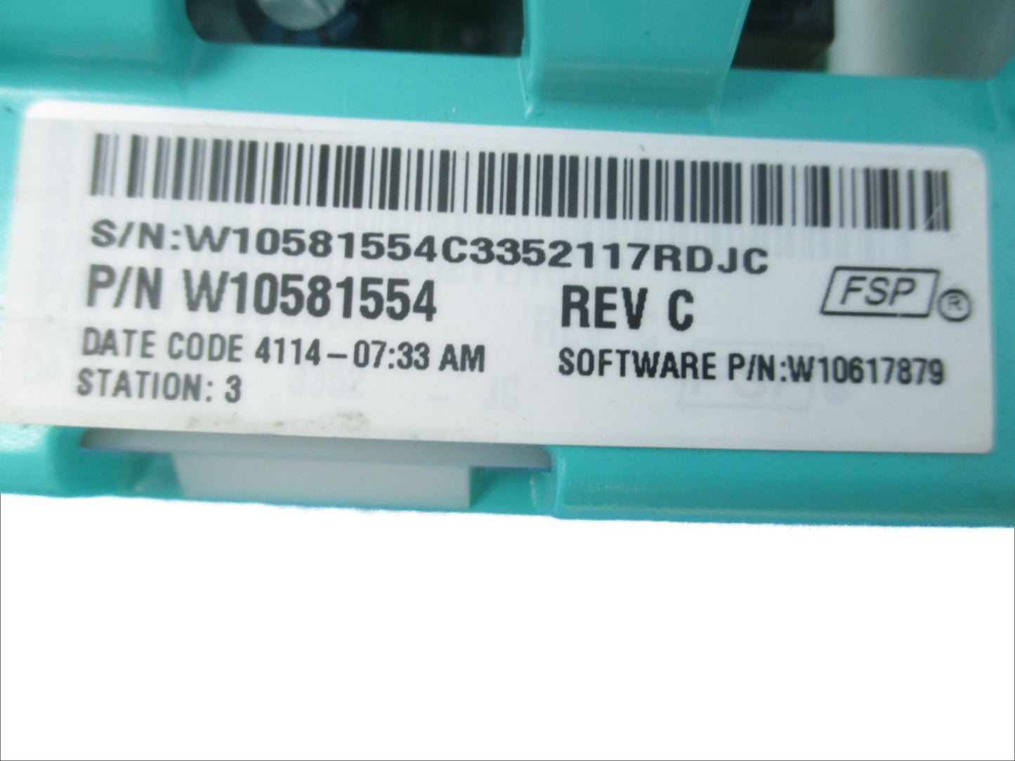 W10581554 Washer Control⚡2 Year Warranty ⚡ Fast Shipping⚡