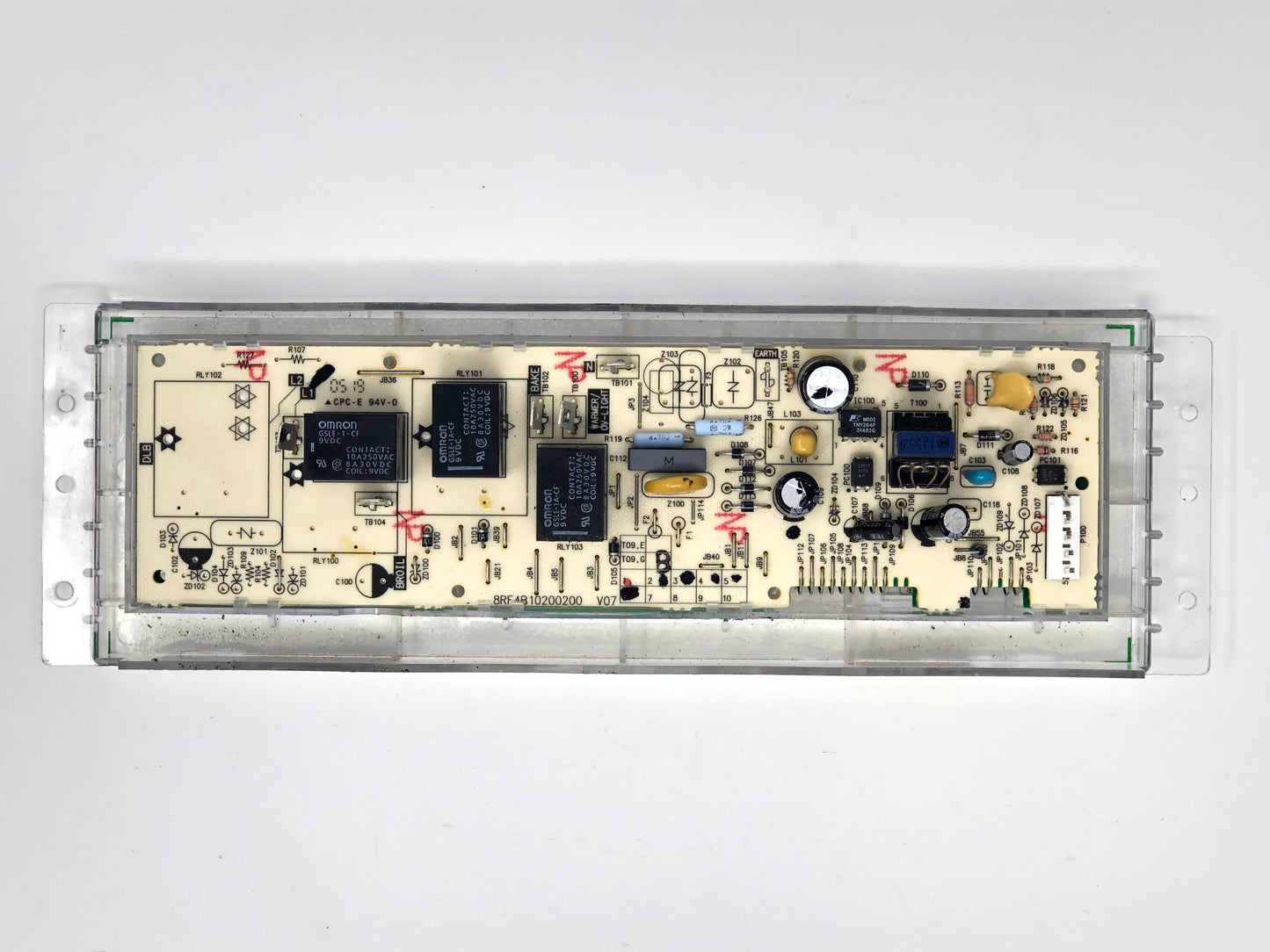 183D8192P002 WB27K10091 White GE Stove Control⚡2 Year Warranty ⚡ Fast Shipping⚡