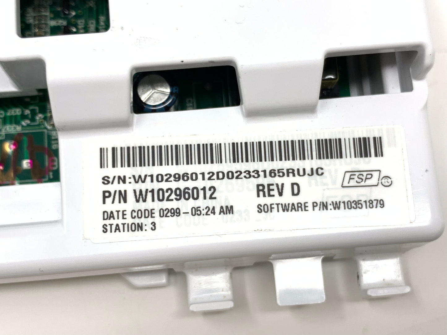 W10296012 Washer Control ⚡2 Year Warranty ⚡ Fast Shipping⚡