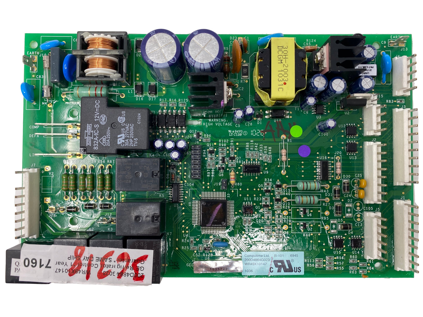 200D4864G023 WR49X10147 GE Refrigerator Board ⚡2 Year Warranty ⚡ Fast Shipping⚡