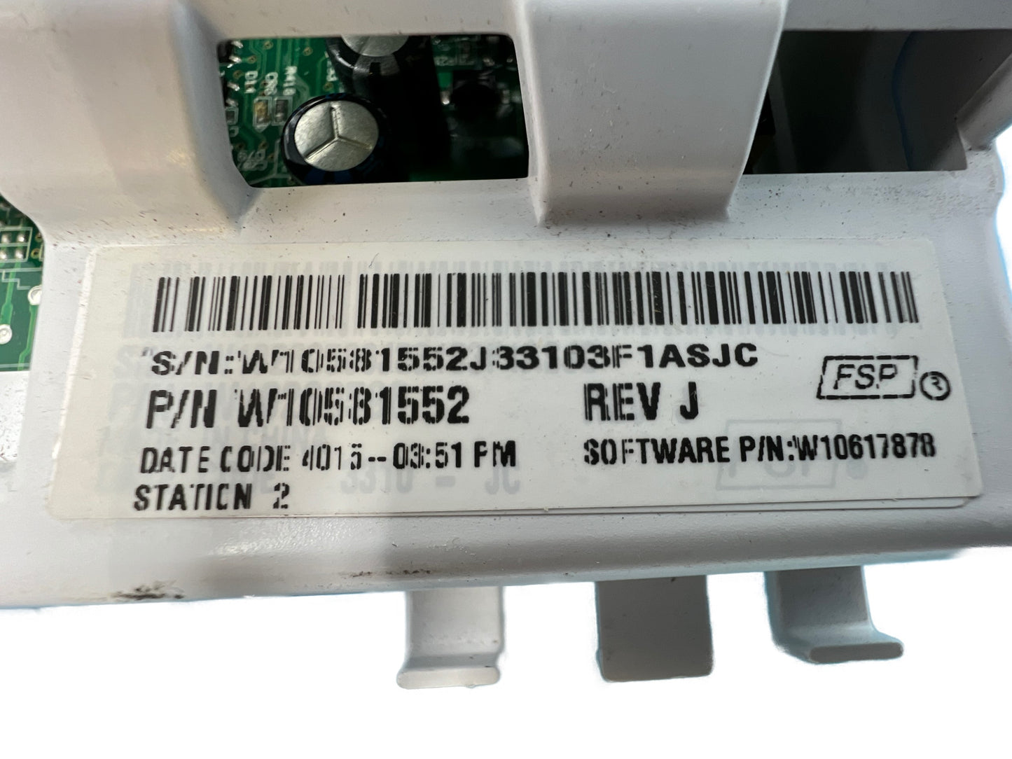 W10581552 Washer Control Board ⚡️2 Year Warranty ⚡️ Fast Shipping ⚡️
