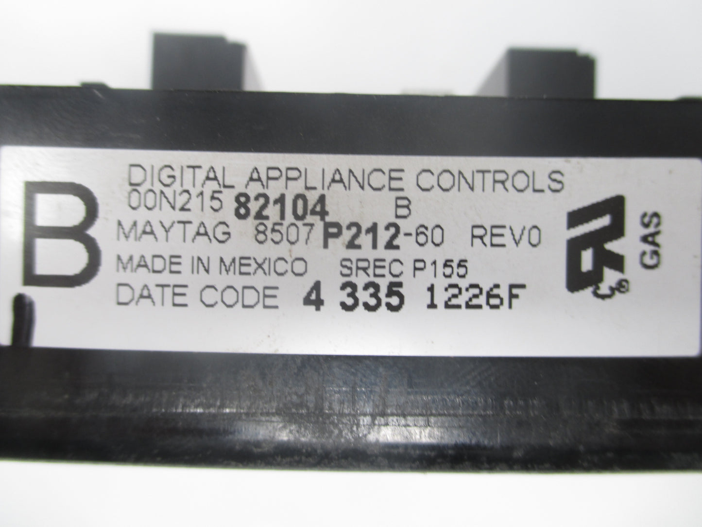 8507P212-60 Maytag Black Stove Control ⚡2 Year Warranty ⚡ Fast Shipping⚡
