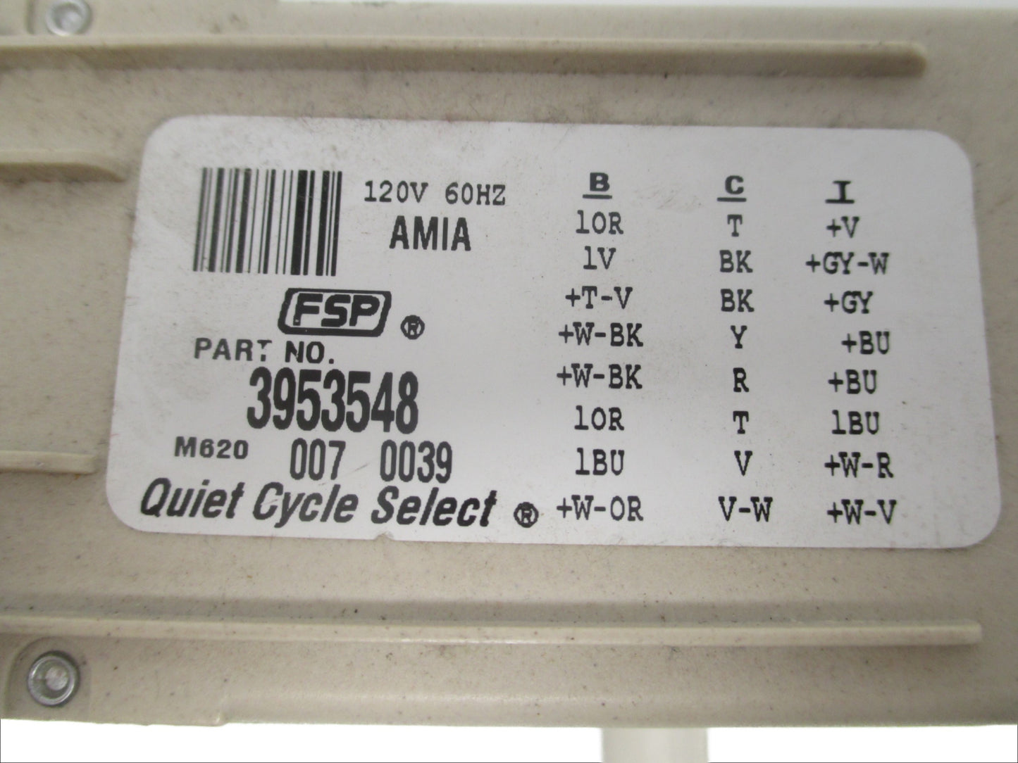 3953548 Whirlpool Washer Timer ⚡2 Year Warranty ⚡ Fast Shipping⚡