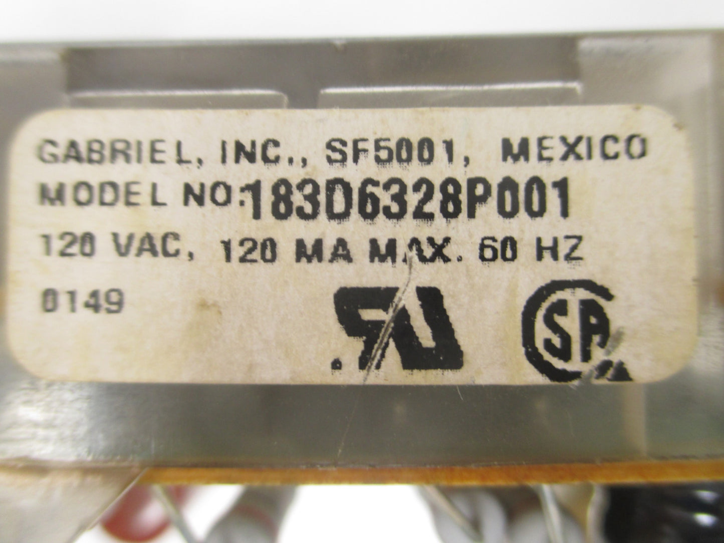 183D6328P001 REFURBISHED GE White Stove Control *LIFETIME Guarantee*