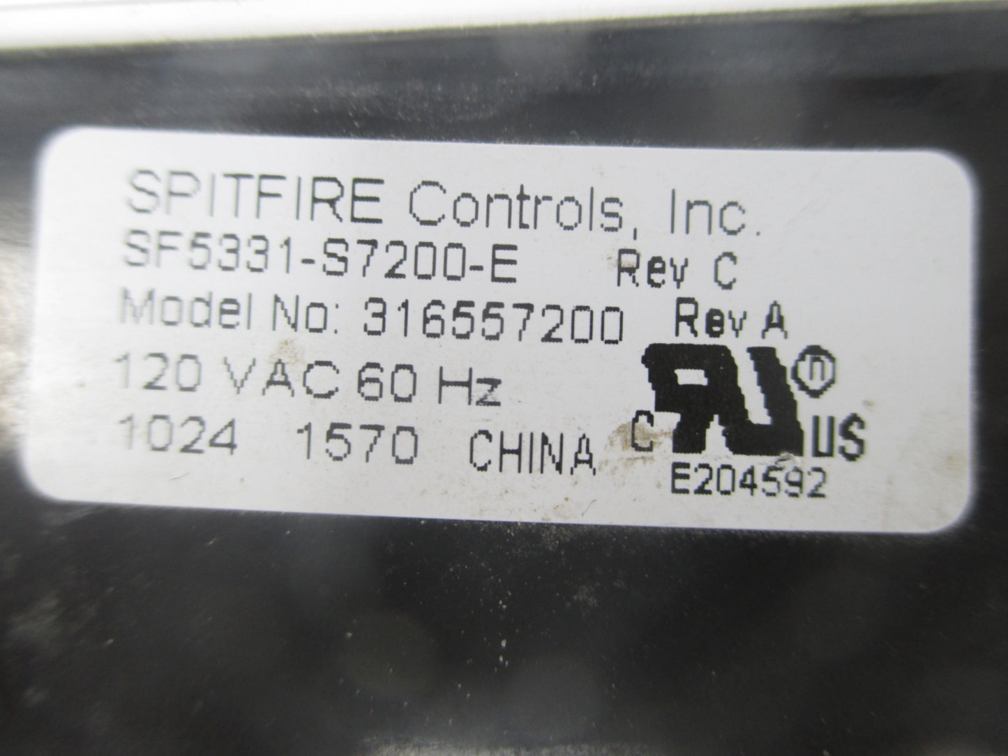 316557200 Frigidaire White Stove Range Control⚡2 Year Warranty ⚡ Fast Shipping⚡