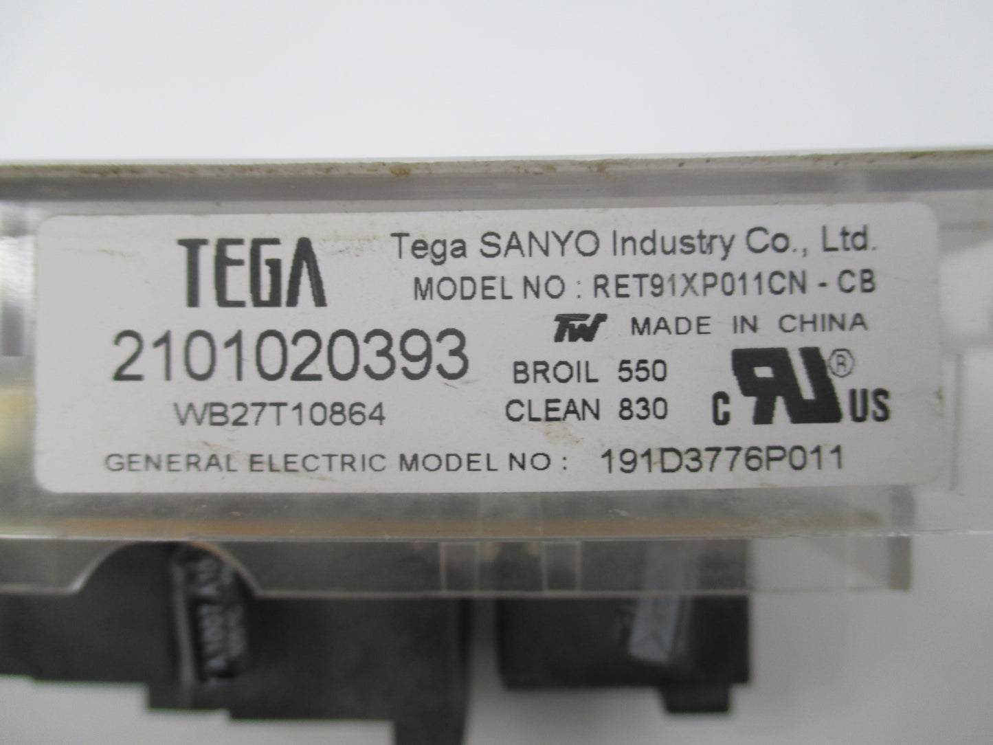 191D3776P011 WB27T10864 GE White Stove Control ⚡2 Year Warranty ⚡ Fast Shipping⚡