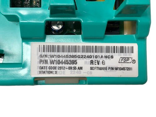 W10445395 Washer Main Control ⚡2 Year Warranty ⚡ Fast Shipping⚡