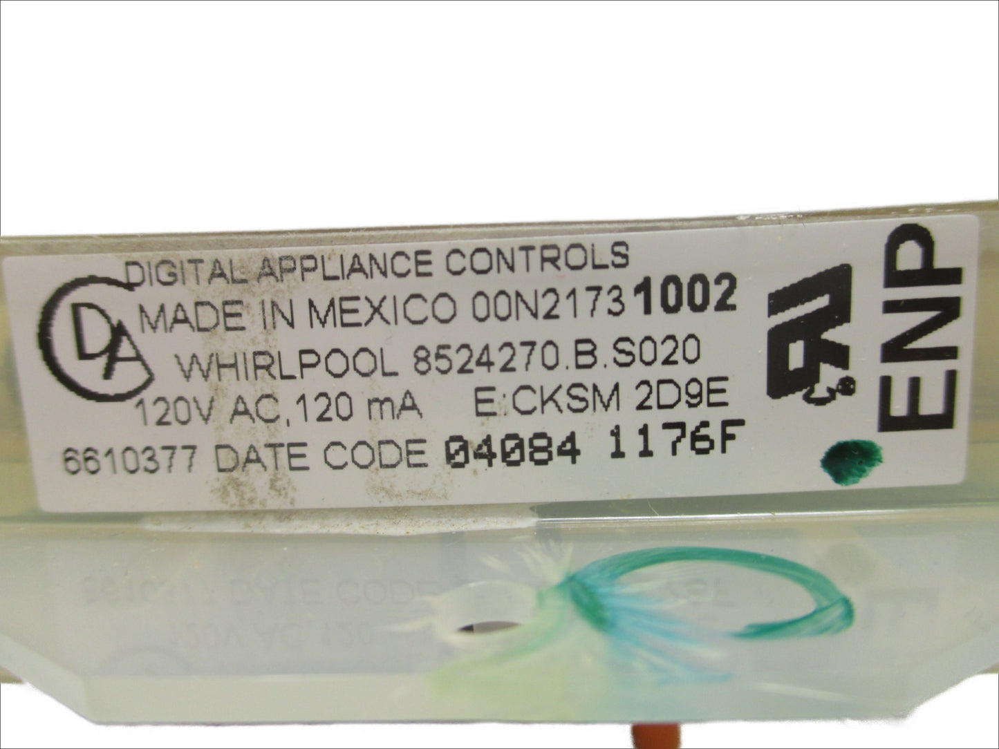 8524270 White Stove Control ⚡2 Year Warranty ⚡ Fast Shipping⚡