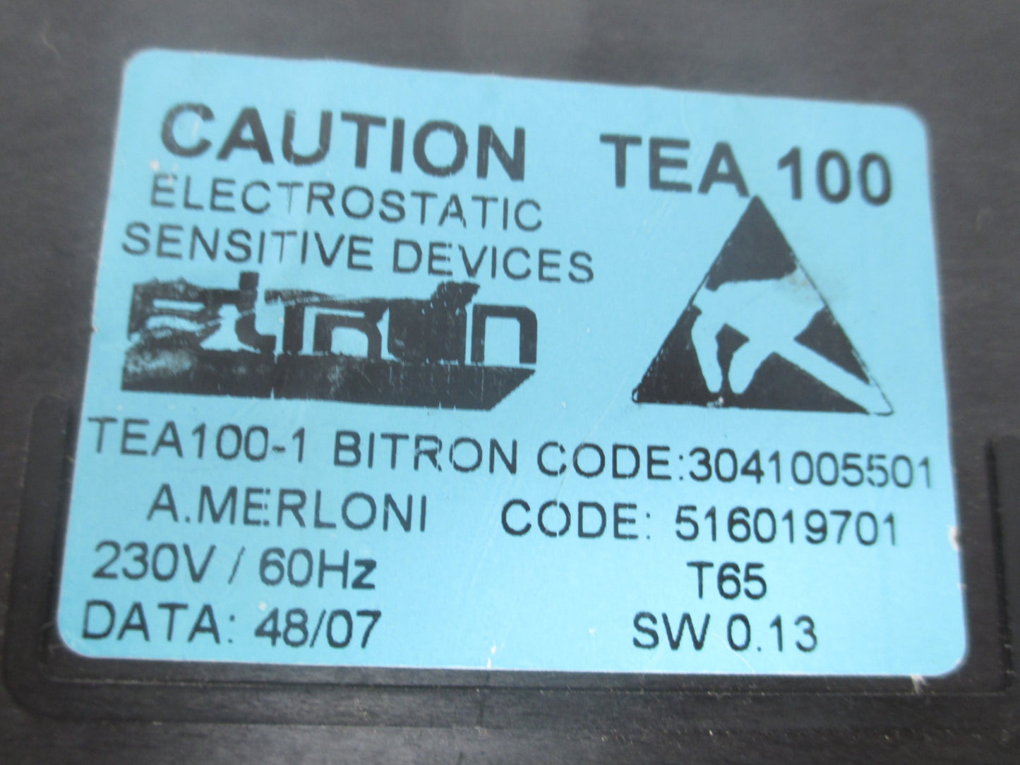 Bitron Dryer Timer 3041005501 - Side View