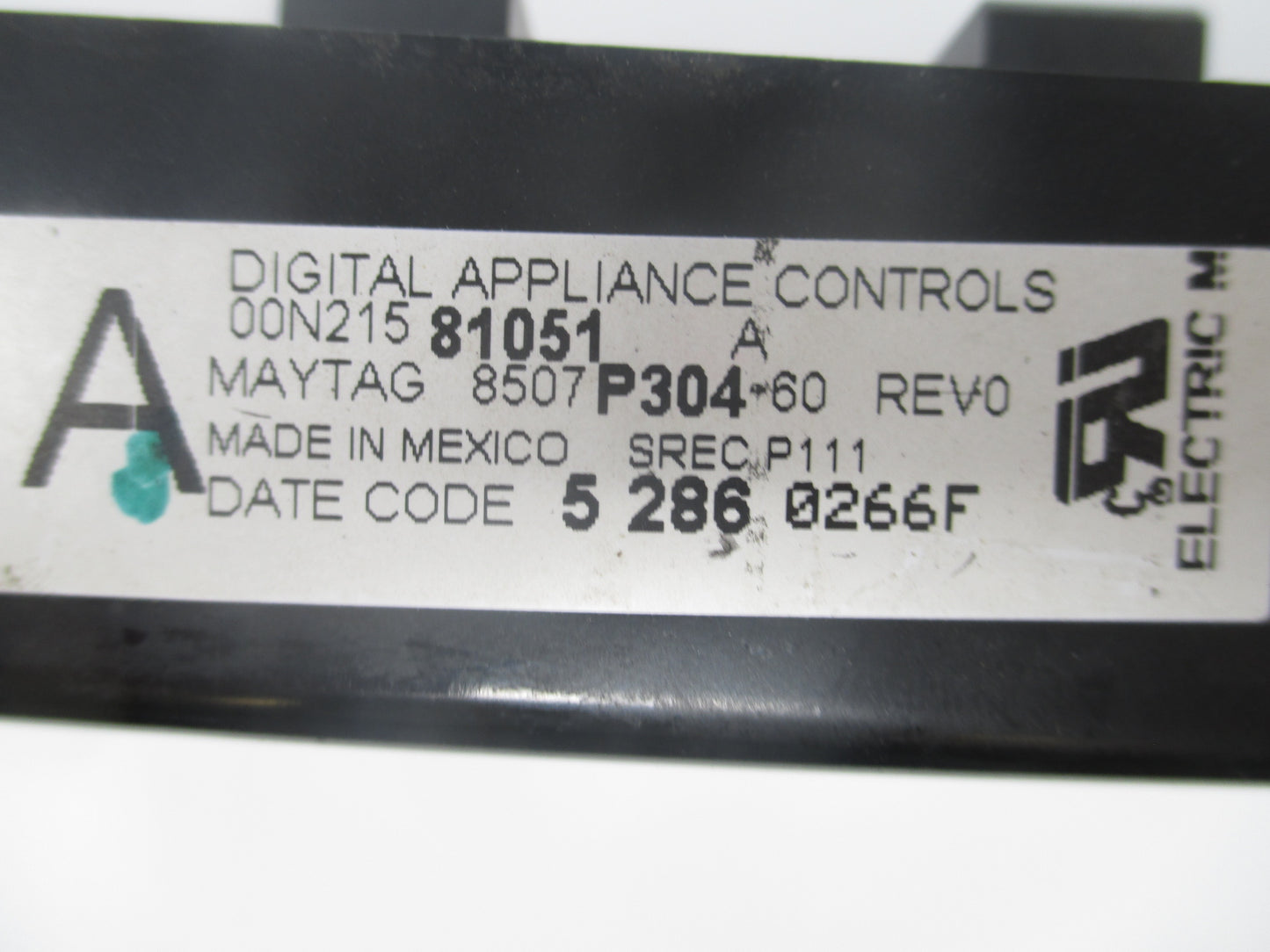 8507P304-60 Grey Maytag Stove Control⚡2 Year Warranty ⚡ Fast Shipping⚡