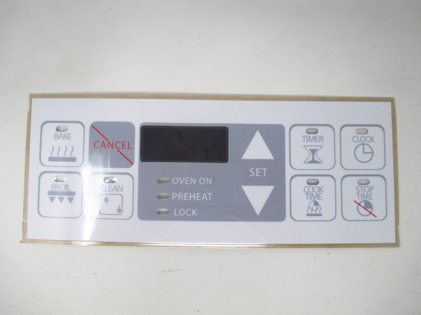 Custom Overlay for Whirlpool Stove Control 8507P074-60 OVERLAY ONLY White, 2⚡2 Year Warranty ⚡ Fast Shipping⚡
