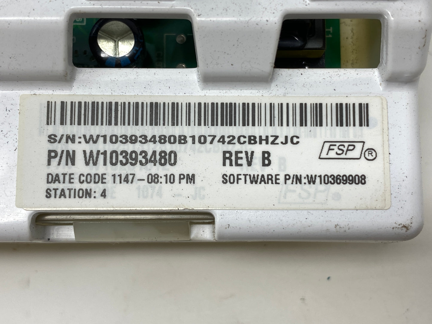 W10393480 Washer Main Control ⚡2 Year Warranty ⚡ Fast Shipping⚡