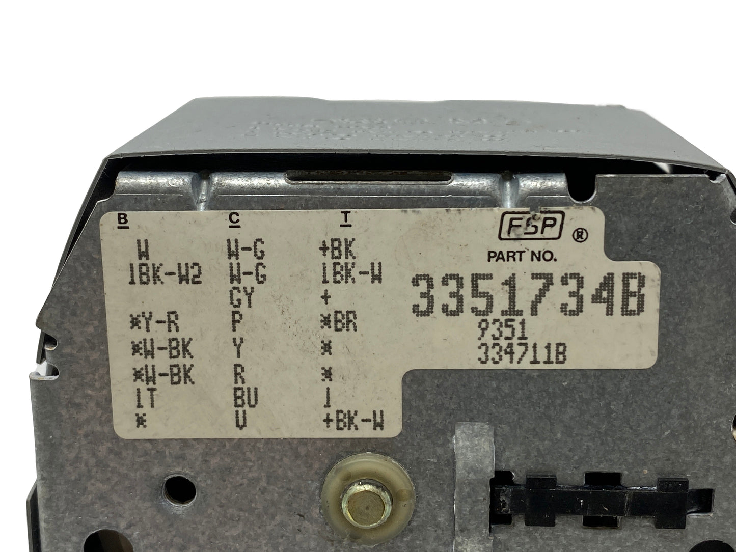 3351734 Whirlpool Washer Timer ⚡2 Year Warranty ⚡ Fast Shipping⚡