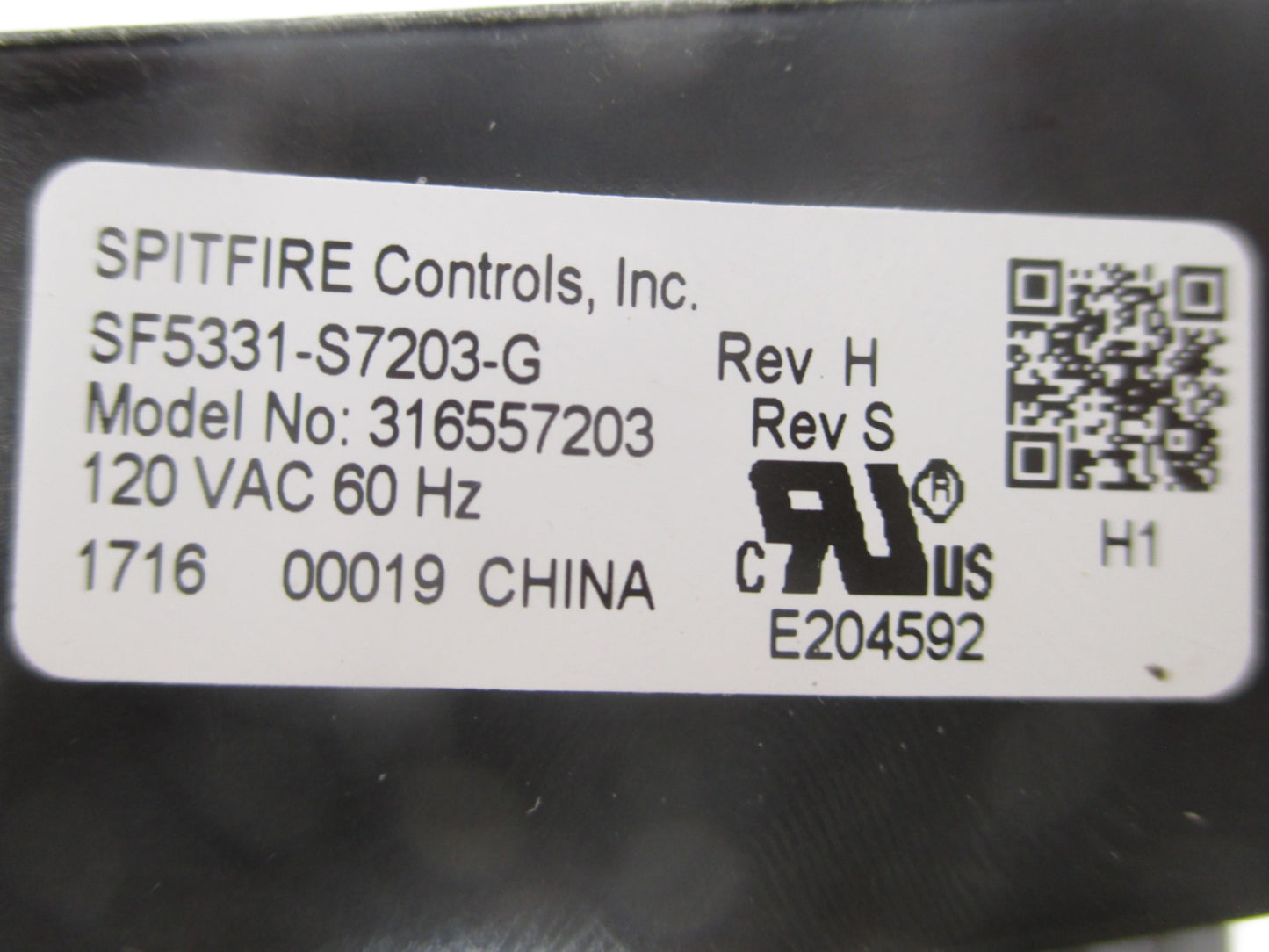 316557203 REFURBISHED Frigidaire Black Stove Range Control *LIFETIME Guarantee*