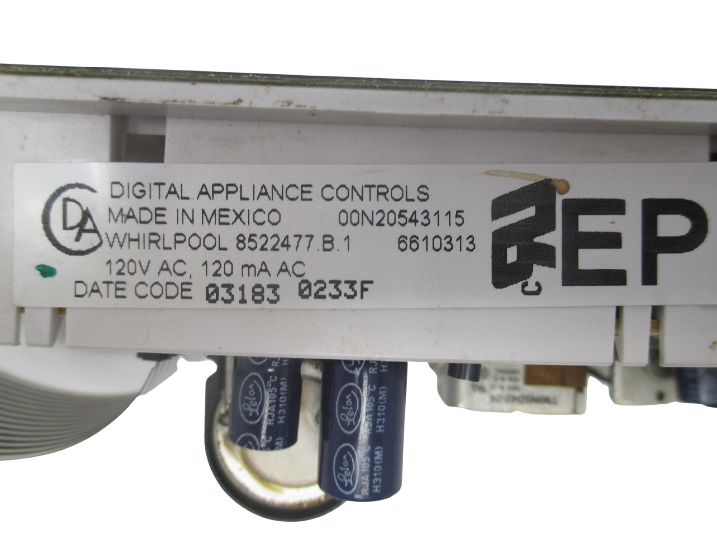 8522477 Whirlpool Black Stove Control ⚡2 Year Warranty ⚡ Fast Shipping⚡