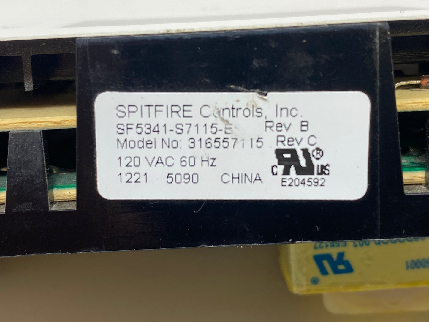316557115 White Frigidaire Stove Control ⚡2 Year Warranty ⚡ Fast Shipping⚡
