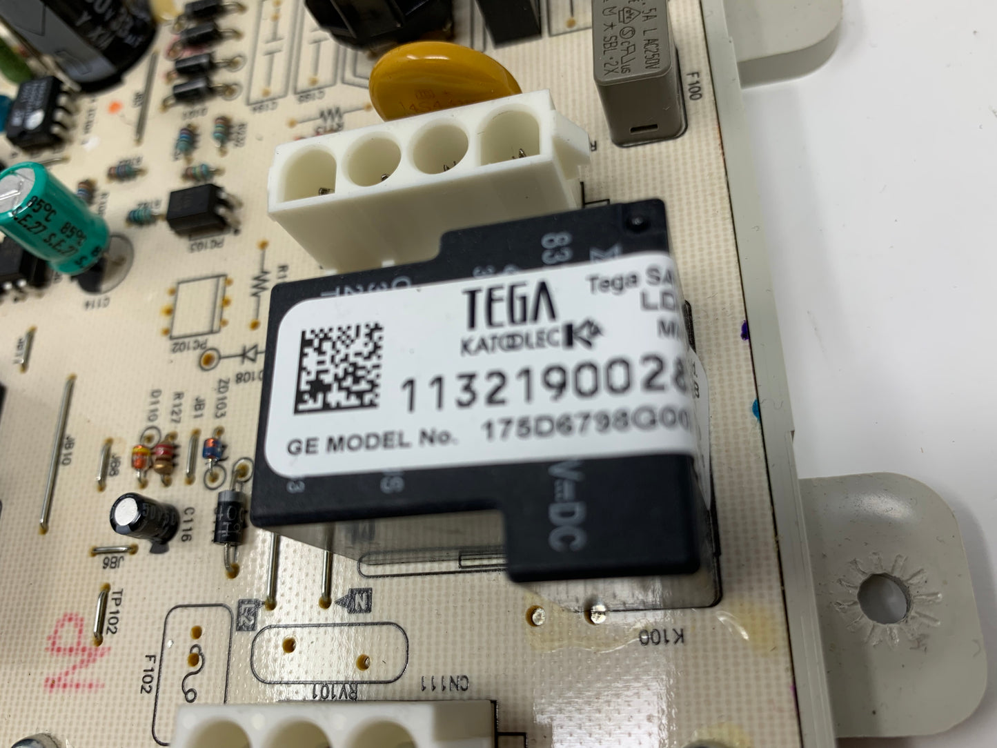 GE Dryer Control Board 175D6798G002 - Side View
