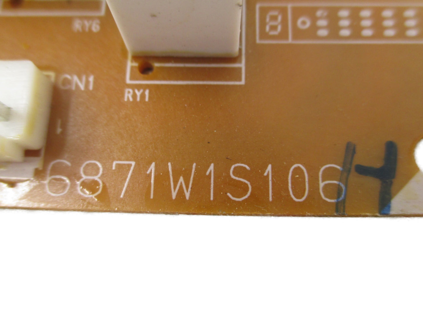 LG Microwave Control Board 6871W1S106H - Side View