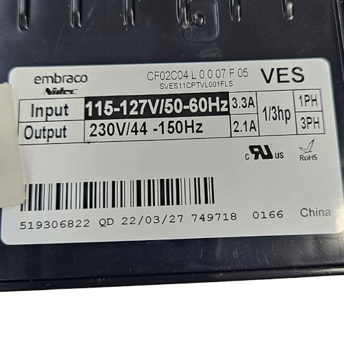 Frigidaire Refrigerator Inverter Control Board 519306822 - Packaging
