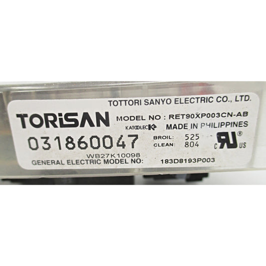 WB27K10098 183D8193P003 GE White Stove Control ⚡2 Year Warranty ⚡ Fast Shipping⚡