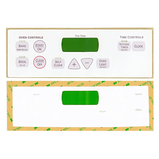 NEW! Stove Overlay Display Face Works With WB27K10098 183D8193P003 Oven Control ⚡️2 Year Warranty⚡️Fast Shipping⚡️