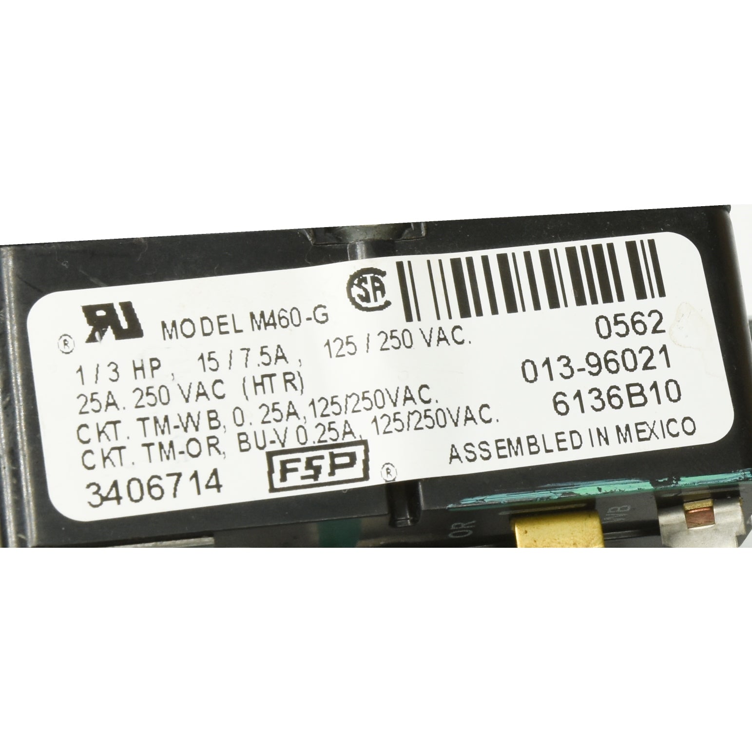Whirlpool Dryer Timer 3406714 - Detail View