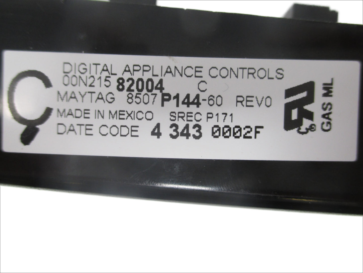 8507P144-60 AAP Maytag White Stove Control LIFETIME Guarantee