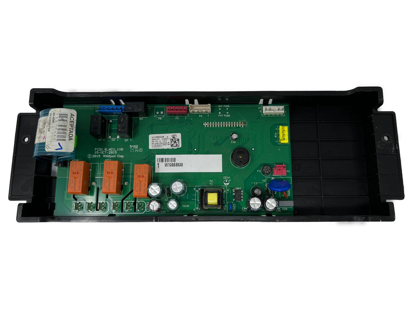 W10885938 AAP REFURBISHED Black Stove Range Control Board *LIFETIME Guarantee*
