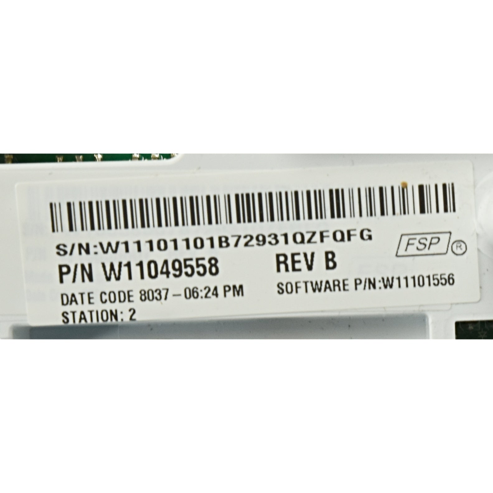 Whirlpool W11049558 - Side View