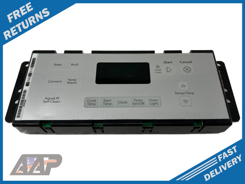 W10475744 AAP REFURBISHED Silver Stove Range Control Board *LIFETIME Guarantee*