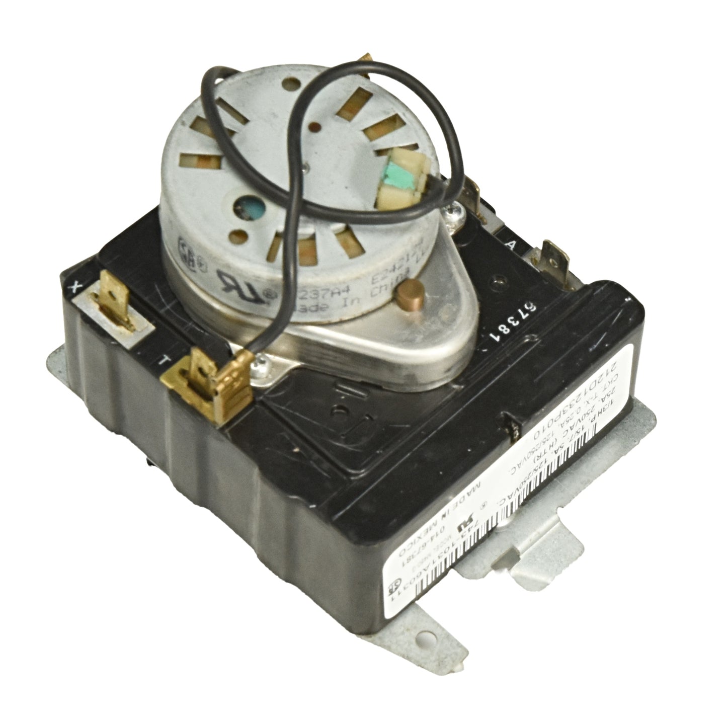 GE Dryer Timer 212D1233P010 - Side View