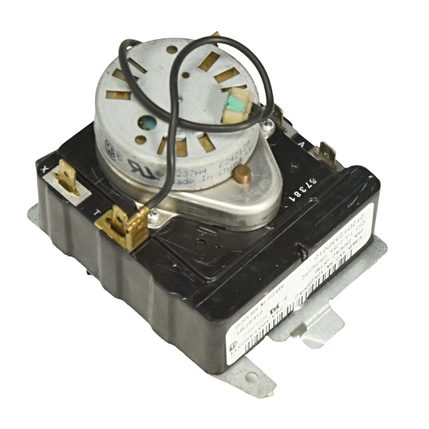 GE Dryer Timer 212D1233P010 - Side View