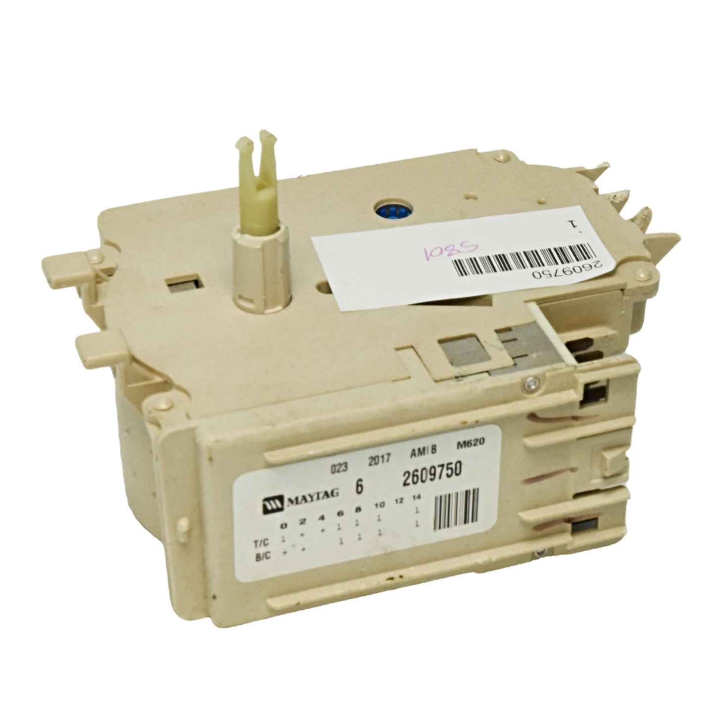 6 2609750 NT 22003393 AAP REFURBISHED Maytag Washer Timer LIFETIME Guarantee